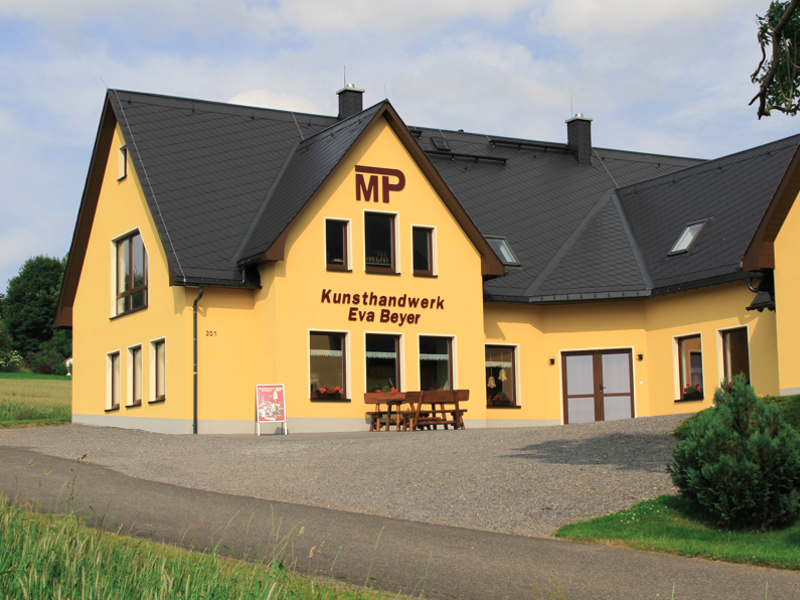 Kunsthandwerk Eva Beyer — dílna v Seiffenu, Krušnohoří
