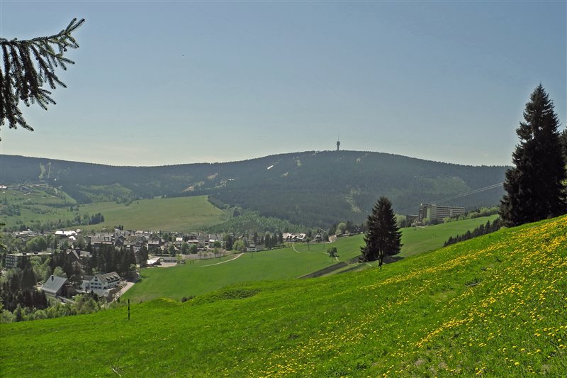 Oberwiesenthal — vystoupení a domov