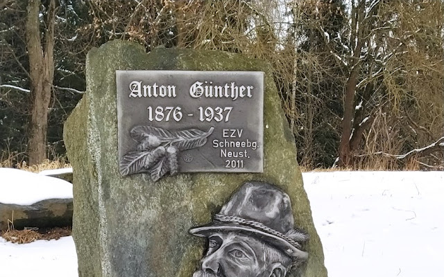 Pamětní kámen Antona Günthera na Keilbergu